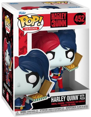 Figurine Funko Pop Harley Quinn [DC] #452 Harley Quinn avec Pizza