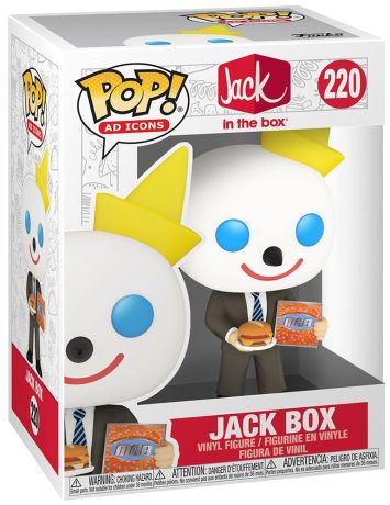 Figurine Funko Pop Icônes de Pub #220 Jack Box (Burger)
