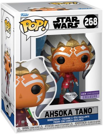 Figurine Funko Pop Star Wars : The Clone Wars #268 Ahsoka Tano - Diamant