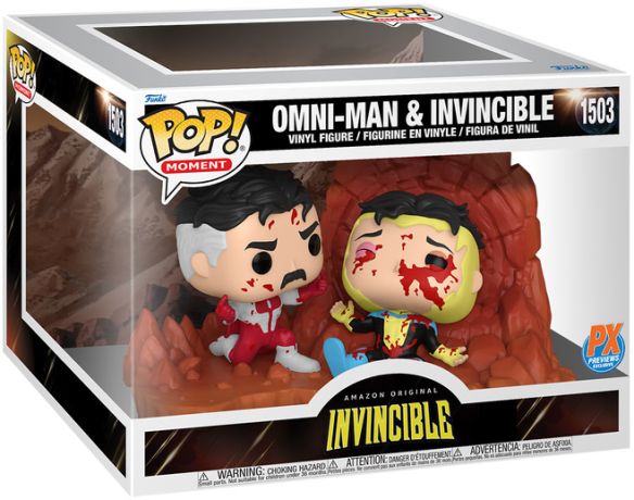 Figurine Funko Pop Invincible #1503 Omni-Man & Invincible - Moment