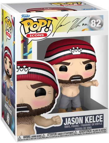 Figurine Funko Pop Célébrités #82 Jason Kelce (Torse nu)