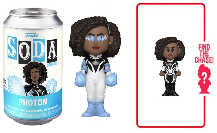 Figurine Funko Soda The Marvels Photon (Canette Bleue)