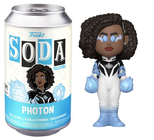 Figurine Funko Soda The Marvels Photon (Canette Bleue)