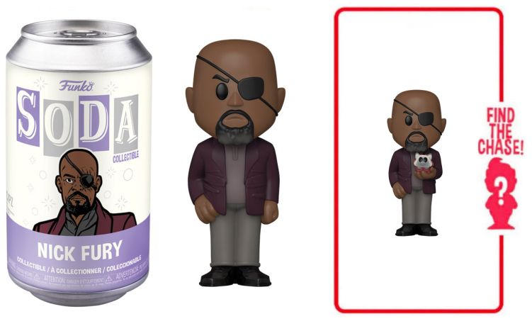 Figurine Funko Soda The Marvels Nick Fury (Canette Violette)