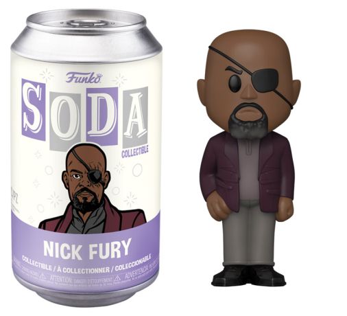 Figurine Funko Soda The Marvels Nick Fury (Canette Violette)