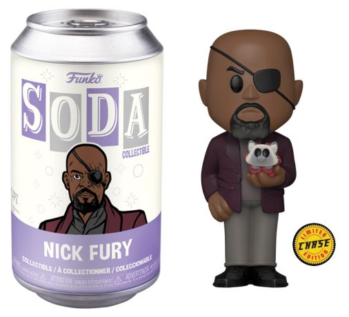 Figurine Funko Soda The Marvels Nick Fury (Canette Violette) [Chase]