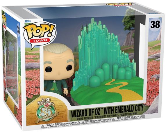 Figurine Funko Pop Le Magicien d'Oz #38 Magicien d'Oz avec la cité d'Émeraude