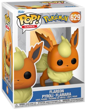 Figurine Funko Pop Pokémon #629 Flareon - Pyroli - Flamara (EMEA)