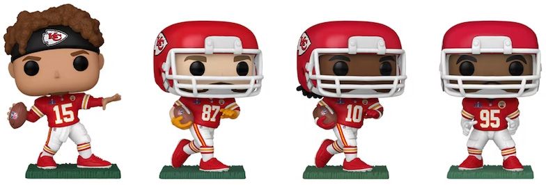 Figurine Funko Pop NFL Kansas City Chiefs Super Bowl LVIII Champions