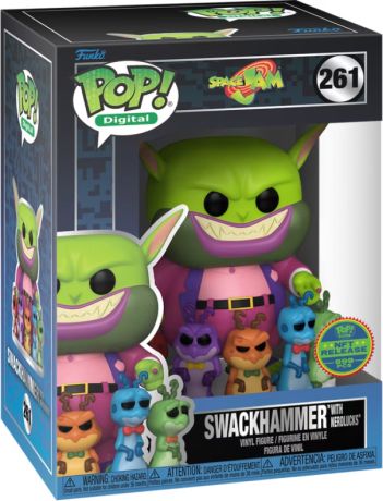 Figurine Funko Pop Space Jam #261 Swackhammer avec Nerdlucks - Digital Pop