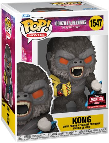 Figurine Funko Pop Godzilla x Kong : Le Nouvel Empire #1547 Kong (Pose de combat)
