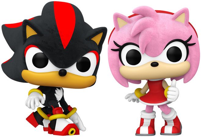 Figurine Funko Pop Sonic le Hérisson Shadow & Ami (Flocked) - Pack