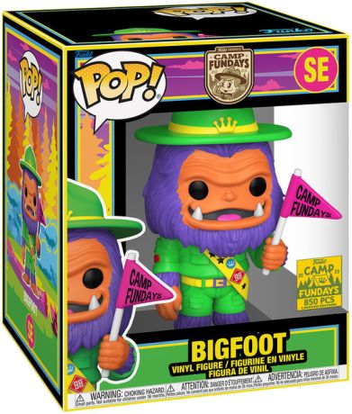 Figurine Funko Pop Créatures légendaires et mythes Bigfoot 15 cm - Black Light