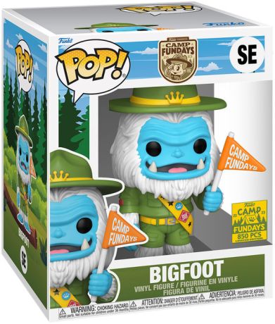 Figurine Funko Pop Créatures légendaires et mythes Bigfoot (Bleu) - 15 cm
