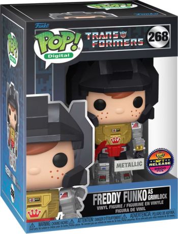 Figurine Funko Pop Transformers #268 Freddy Funko en Grimlock - Digital Pop