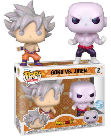 Figurine Funko Pop Dragon Ball Super Goku vs Jiren (Nacré) - Pack