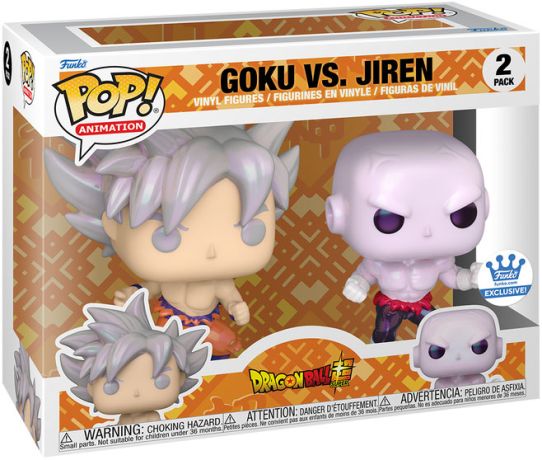 Figurine Funko Pop Dragon Ball Super Goku vs Jiren (Nacré) - Pack