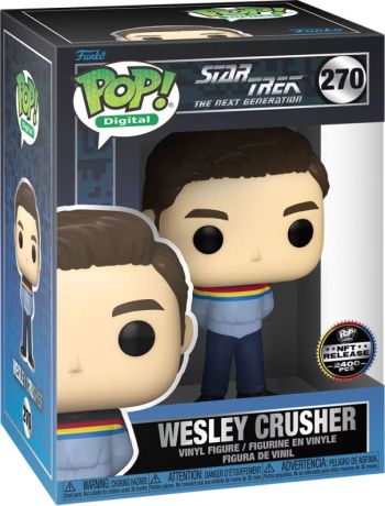 Figurine Funko Pop Star Trek #270 Wesley Crusher - Digital Pop