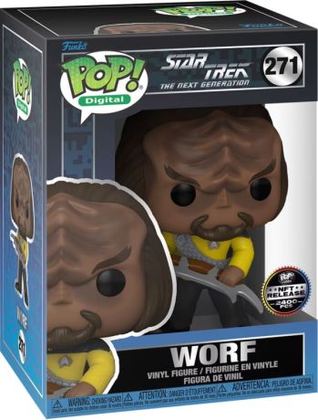 Figurine Funko Pop Star Trek #271 Worf - Digital Pop