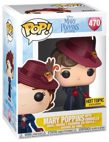 Figurine Funko Pop Le retour de Mary Poppins [Disney] #470 Mary Poppins et son ombrelle