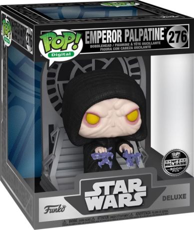 Figurine Funko Pop Star Wars 4 : Un nouvel espoir #276 Empereur Palpatine - Digital Pop