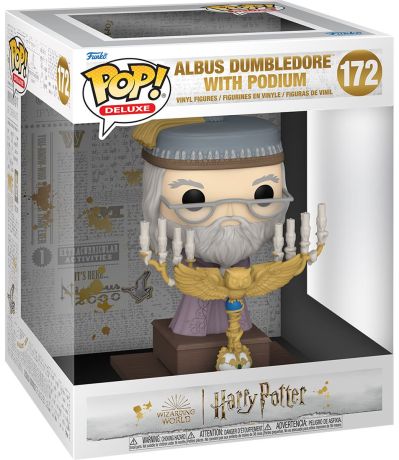 Figurine Funko Pop Harry Potter #172 Albus Dumbledore avec Podium