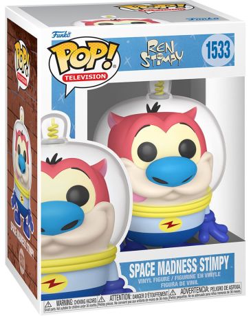 Figurine Funko Pop Ren et Stimpy #1533 Folie Spatiale Stimpy