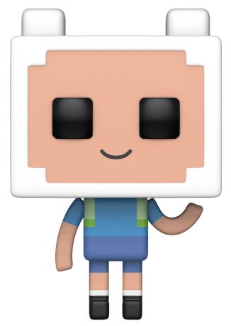 Figurine Funko Pop Adventure Time #411 Finn l'humain - Style Minecraft