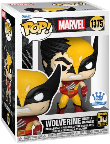 Figurine Funko Pop Marvel Comics #1375 Wolverine (dégâts de combat)