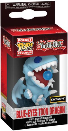 Figurine Funko Pop Yu-Gi-Oh! Dragon toon aux Yeux Bleus - Porte-clés