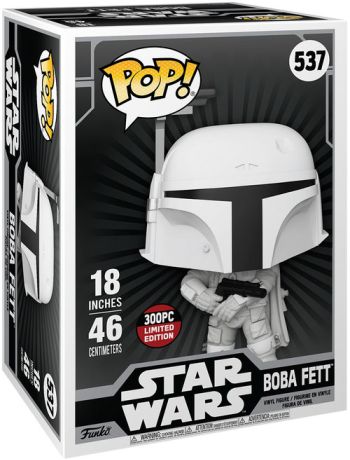 Figurine Funko Pop Star Wars 5 : L'Empire Contre-Attaque #537 Boba Fett (Armure Endommagée) - 46 cm [Chase]