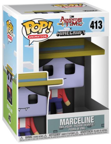 Figurine Funko Pop Adventure Time #413 Marceline la reine vampire - Style Minecraft