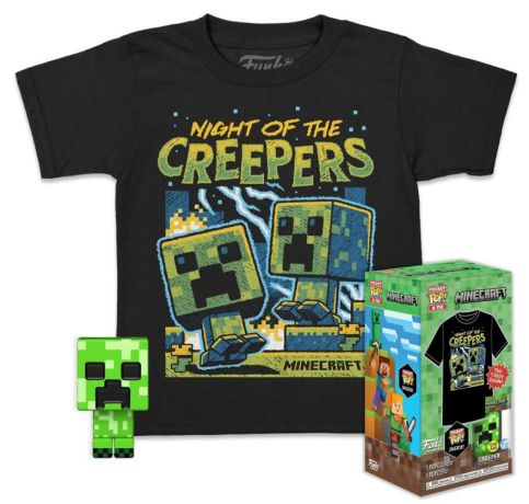 Figurine Funko Pop Minecraft Creeper Pocket - T-Shirt