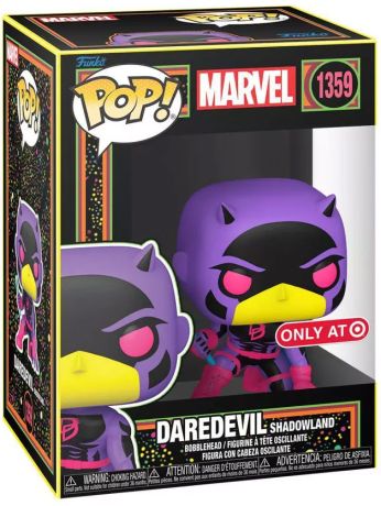 Figurine Funko Pop Marvel Comics #1359 Daredevil (Shadowland) - Black Light