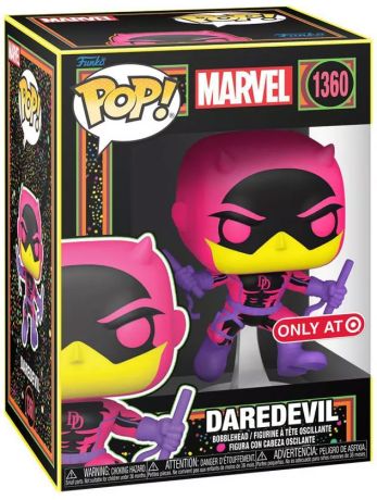 Figurine Funko Pop Marvel Comics #1360 Daredevil - Black Light