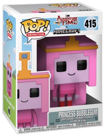 Figurine Funko Pop Adventure Time #415 Princesse Chewing-gum - Style Minecraft