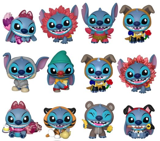 Figurine Funko Mystery Minis Lilo et Stitch [Disney] Stitch Costume - 12 Figurines