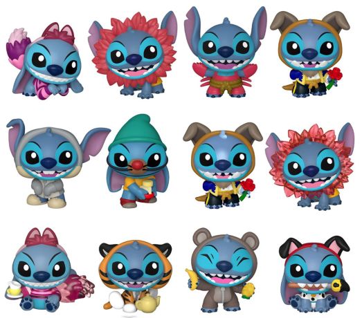 Figurine Funko Mystery Minis Lilo et Stitch [Disney] Stitch Costume - 12 Figurines