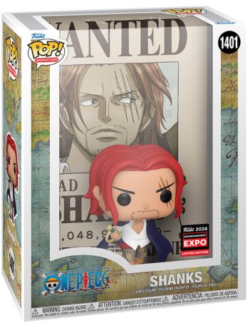 Figurine Funko Pop One Piece #1401 Shanks - Poster