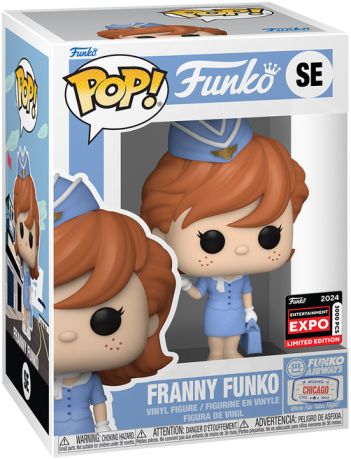 Figurine Funko Pop Franny Funko Franny Funko en Uniforme d'hôtesse de l'air