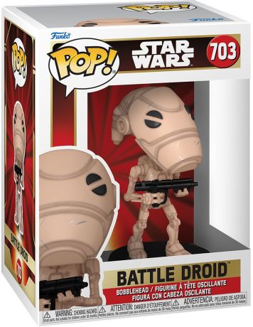 Figurine Funko Pop Star Wars 1 : La Menace fantôme #703 Droïde de combat