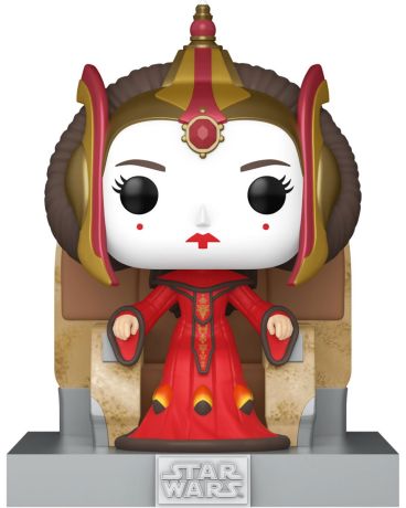 Figurine Funko Pop Star Wars 1 : La Menace fantôme #705 Reine Amidala sur le Trône