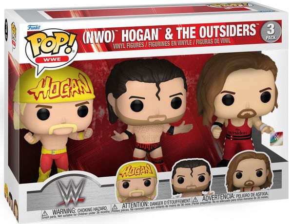 Figurine Funko Pop WWE (NWO) Hogan & The Outsiders - Pack