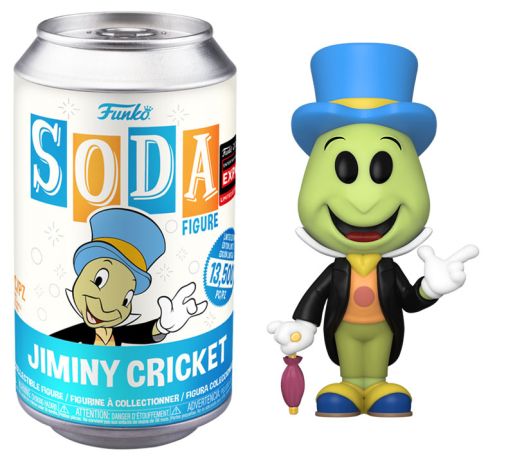 Figurine Funko Soda Pinocchio  Jiminy Cricket (Canette Bleue)