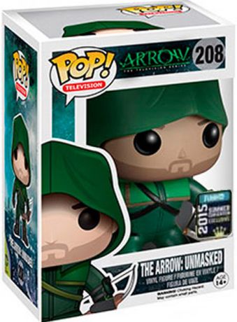 Figurine Funko Pop Arrow [DC] #208 Arrow démasqué