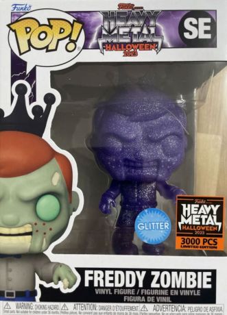 Figurine Funko Pop Freddy Funko Freddy Zombie - Glitter (Heavy Metal)