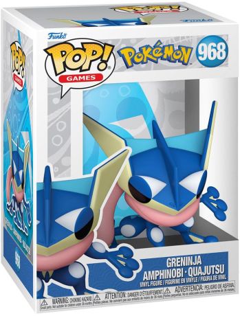 Figurine Funko Pop Pokémon #968 Greninja - Amphinobi - Quajutsu (EMEA)
