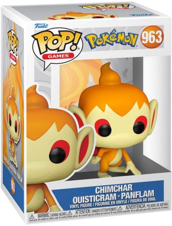 Figurine Funko Pop Pokémon #963 Chimchar - Ouisticram - Panflam (EMEA)