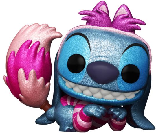 Figurine Funko Pop Lilo et Stitch [Disney] #1460 Stitch en Chat du Cheshire - Glitter