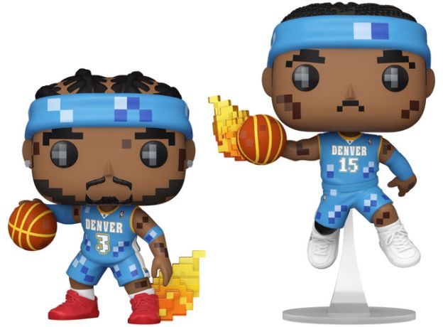 Figurine Funko Pop NBA Allen Iverson & Carmelo Anthony (8-bit) - Pack